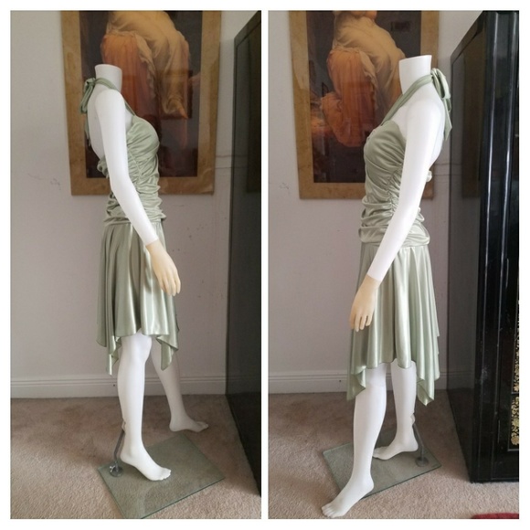 Last⭕Chance✔B Wear Halterneck - Lime Green - Picture 4 of 8